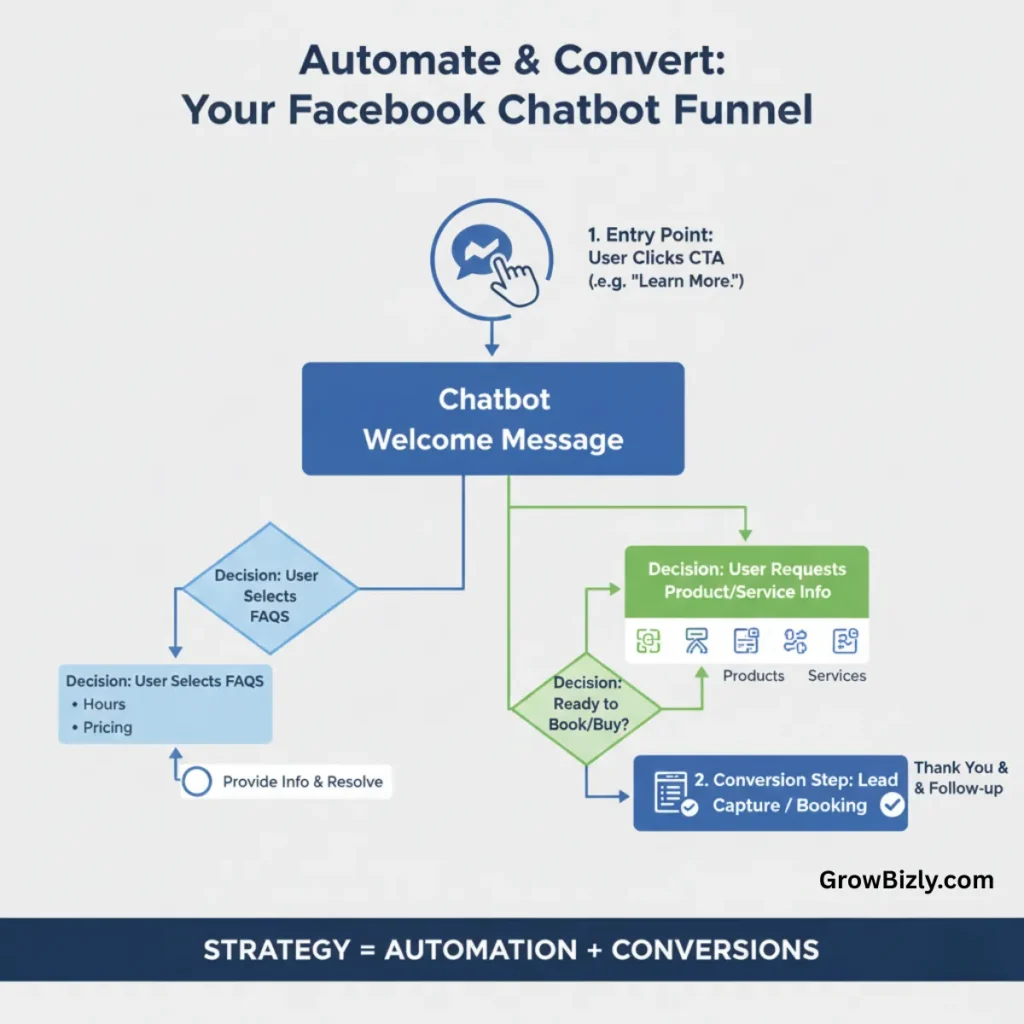 Chatbots Setup for facebook marketing
