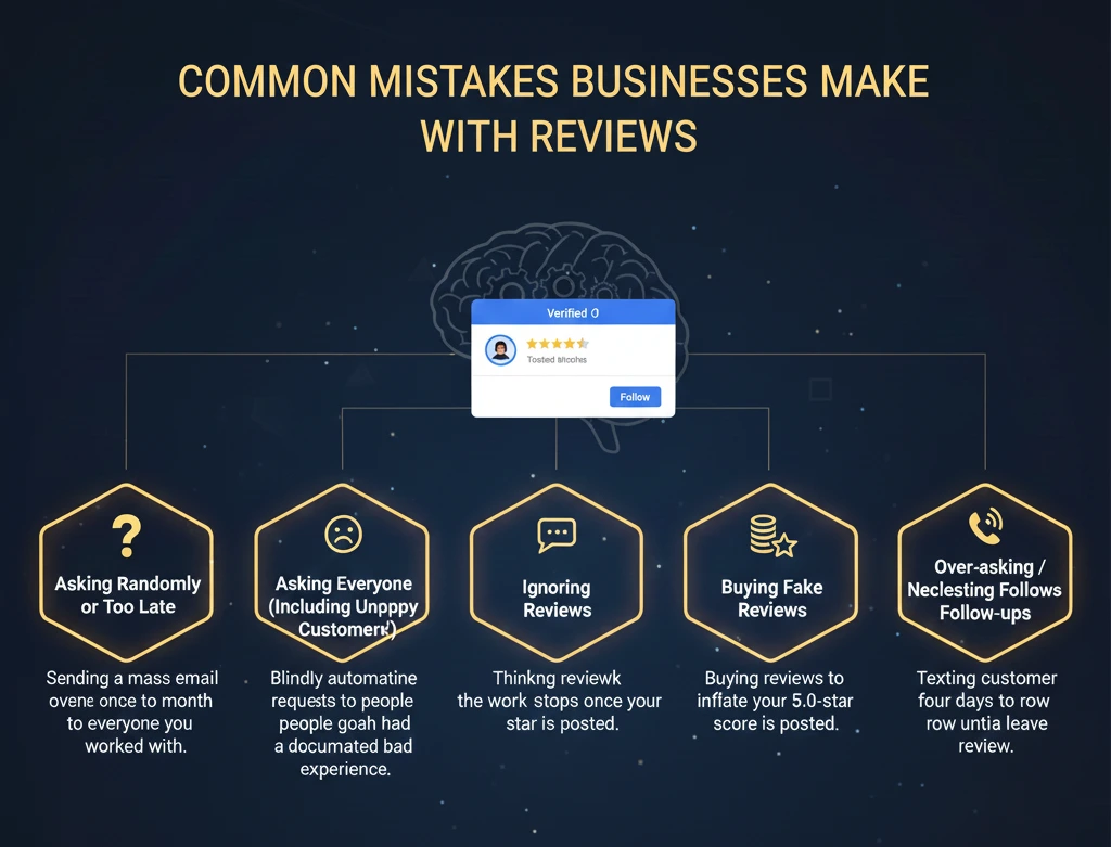 Common Mistakes Businesses Make With Reviews