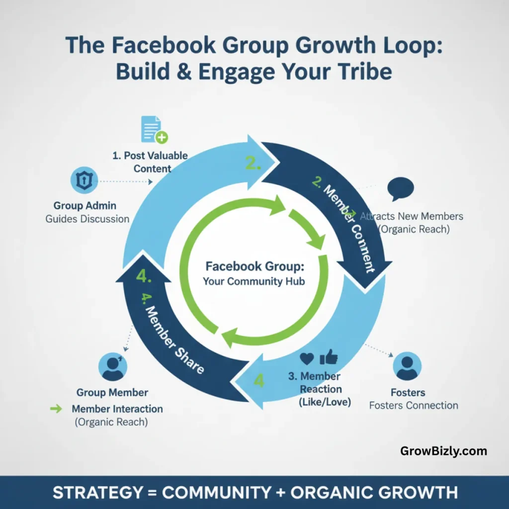 Community Building with Facebook Groups for facebook marketing plan