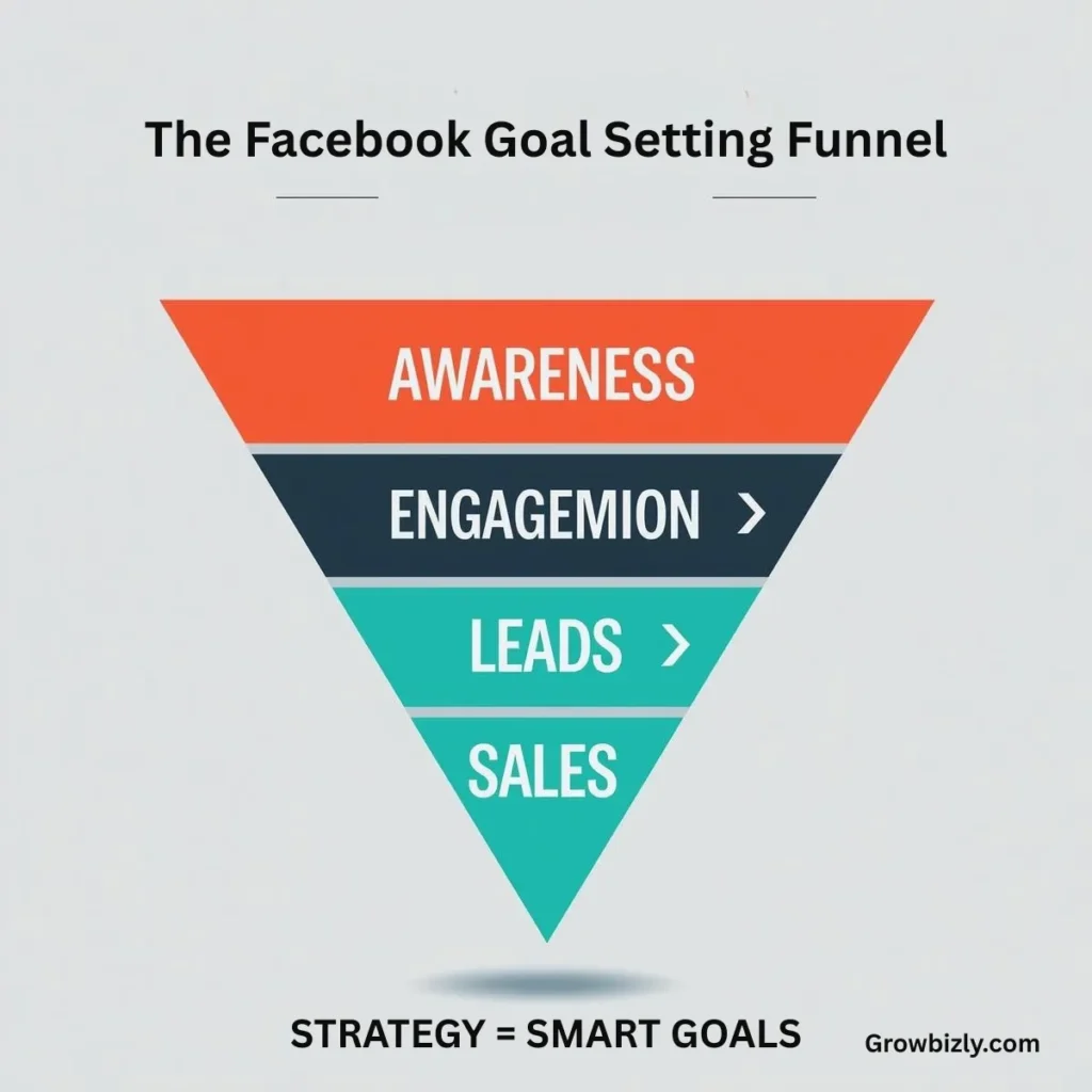 Define Clear Goals for marketing strategy in facebook