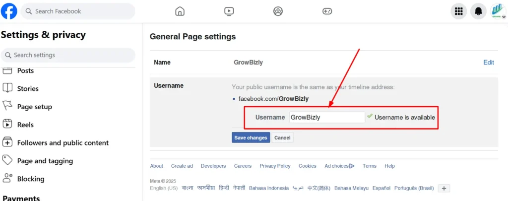 Facebook Page Optimization Claiming a custom URL