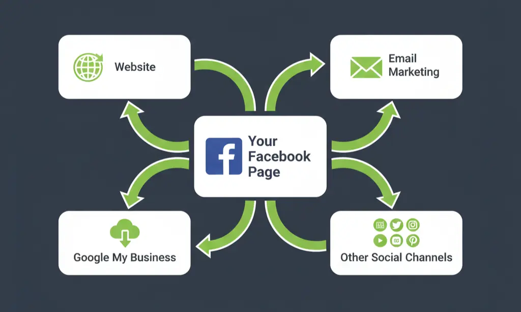 Integrating Facebook business page with other marketing channels