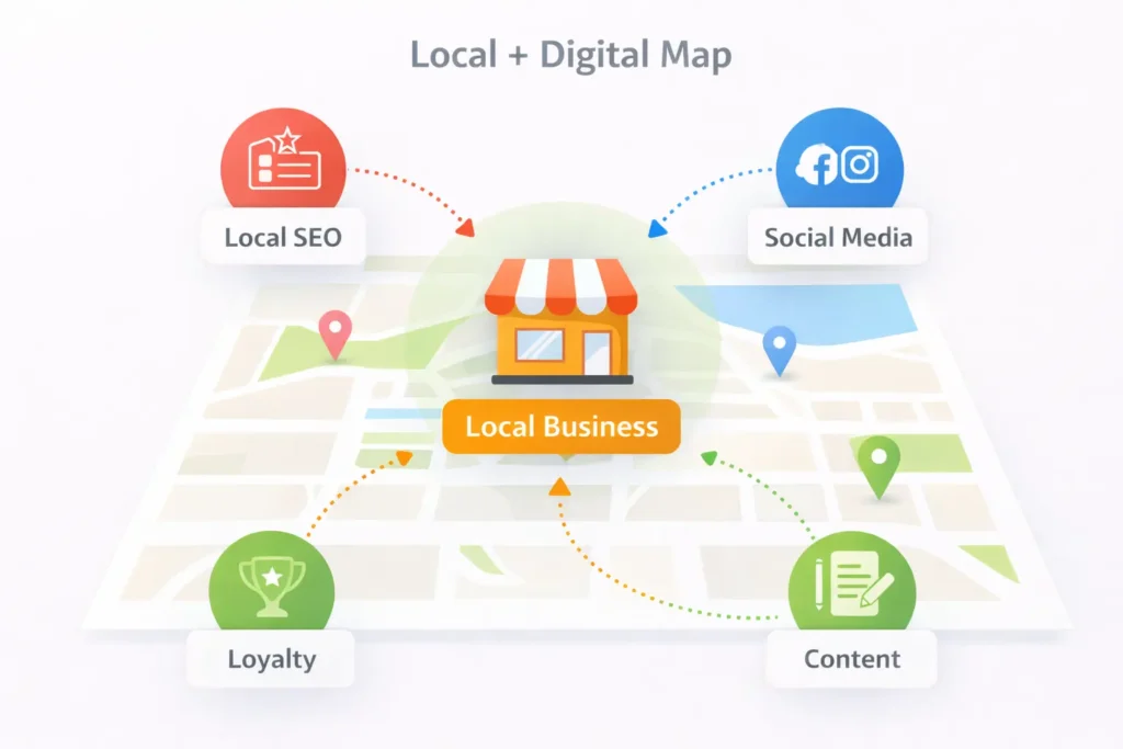 local and digital marketing tactics for small businesses