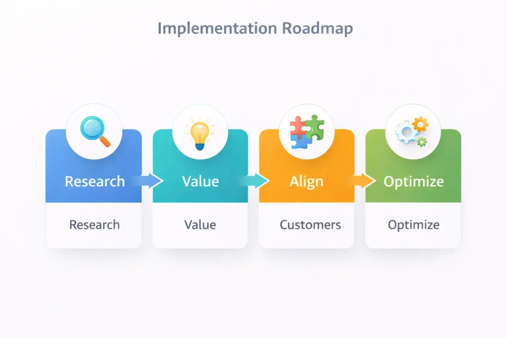 step by step guide to implement marketing principles