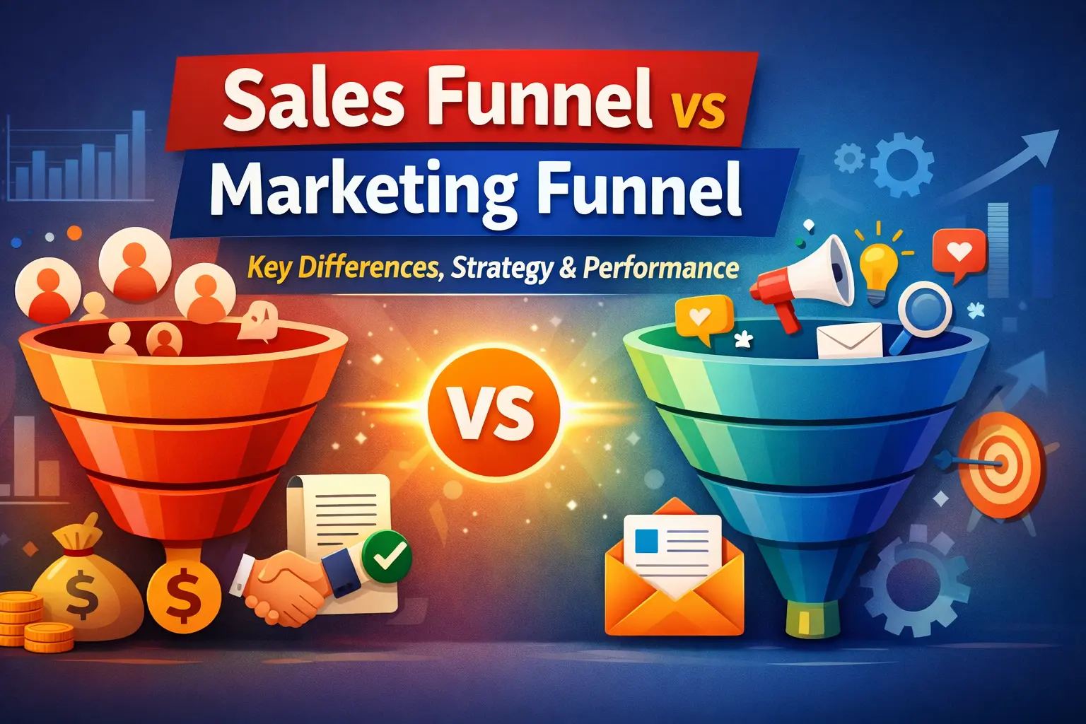 Sales Funnel vs Marketing Funnel